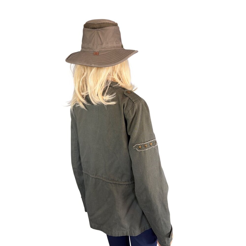 Tilley T4MO-1 Airflo Unisex Hikers Hat 7 3/8 59cm Large Gray Organic MSRP $120 - Picture 11 of 17